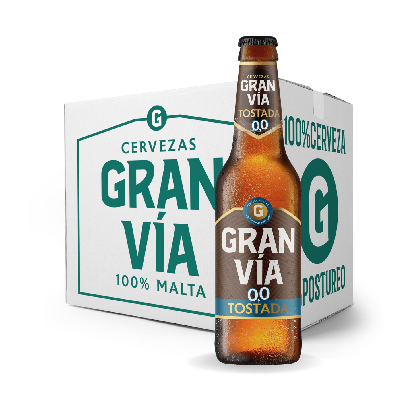 Cerveza Tostada 0,0 33 cl.