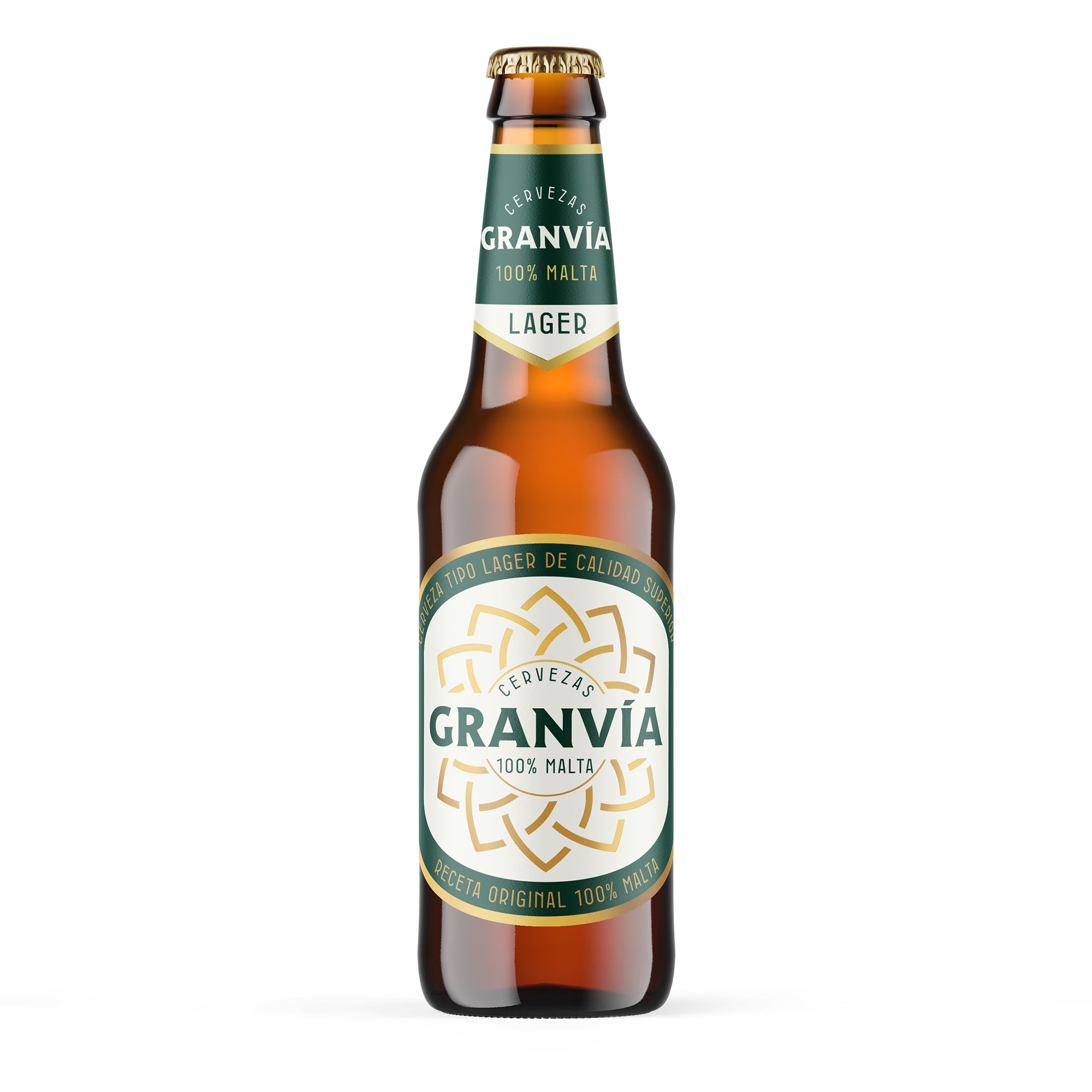 Gran Vía Cerveza Lager 33 cl. - Cervezas Gran Vía